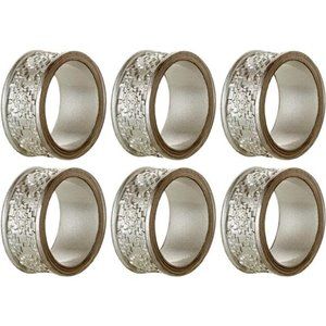 Set of 6 Napkin Holder Rings Dining Table Decor - Table Setting Decor